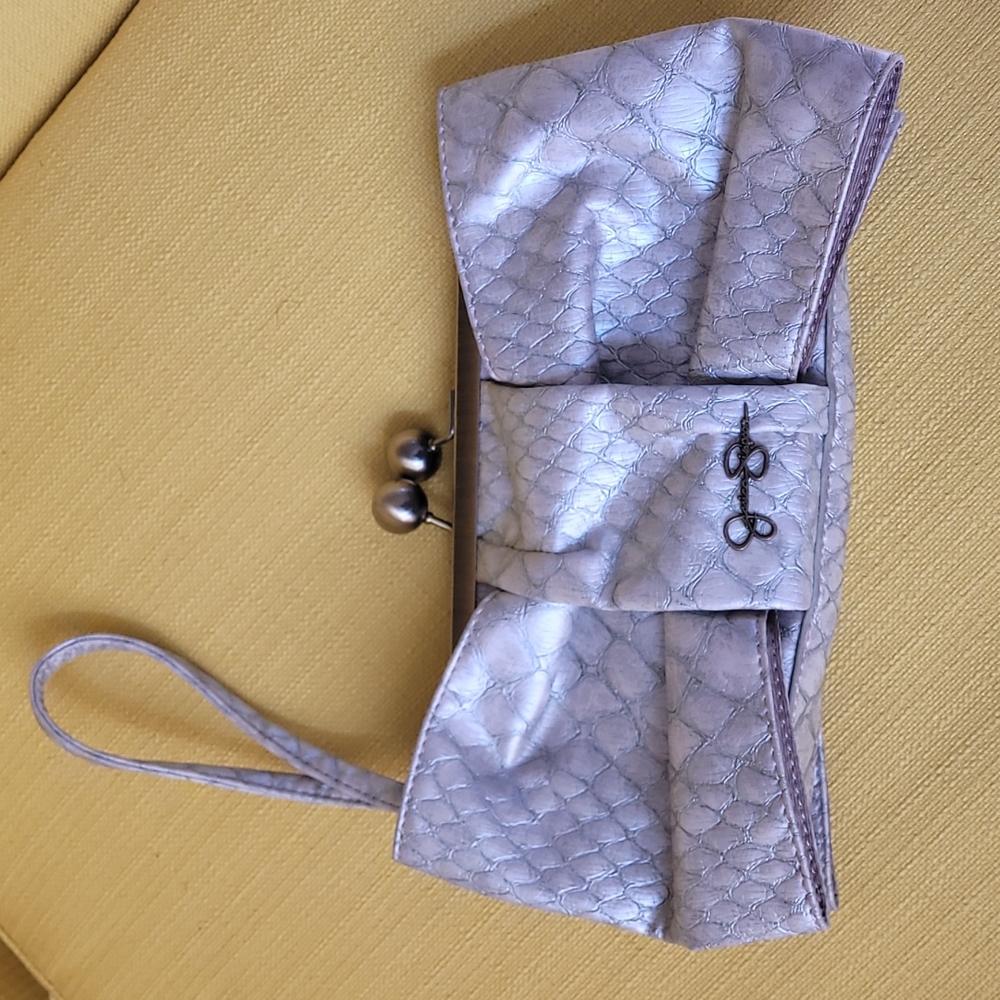 Jessica Simpson Python Print Wristlet/Clutch Bag. - image 4